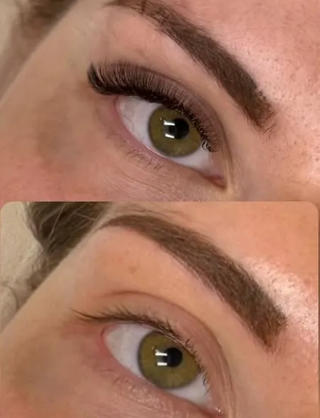 Ergebnis einer Wimpernbehandlung bei Anita Brows & Lashes